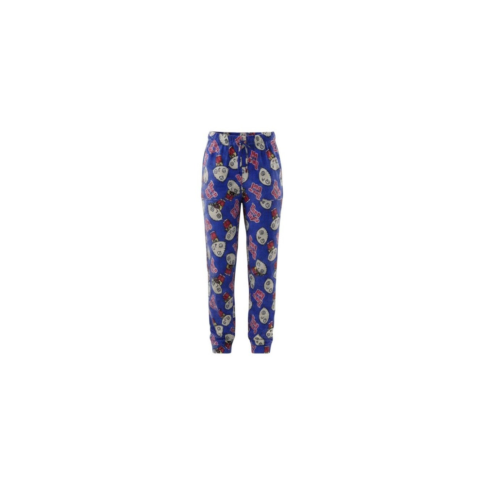 Family Guy Pajama Pants Mens Large Blue Excellent Stewie Griffin Born To Be Bad